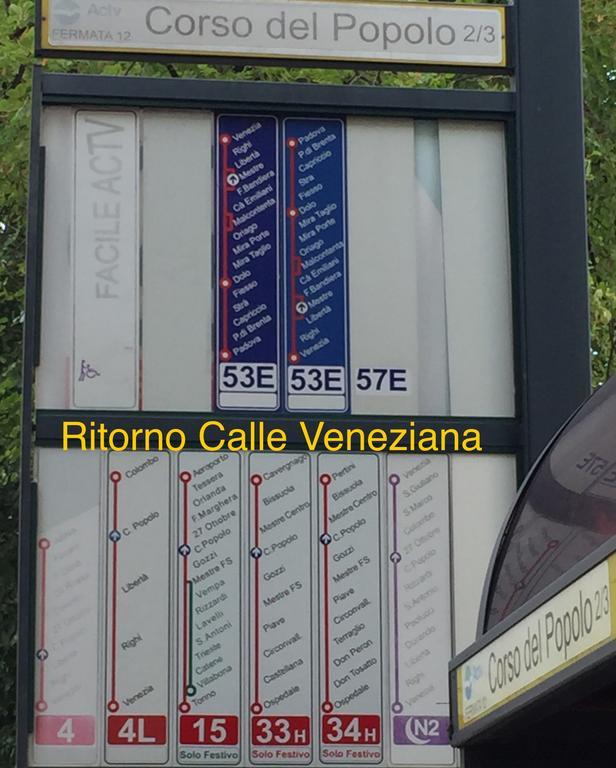 Willa La Calle Veneziana Mestre Zewnętrze zdjęcie